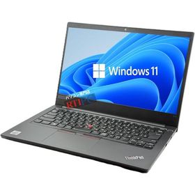 中古ノート【Thinkpad E14】MS オフィス2021付き , 第10世代 CPU SSD搭載 Core i3 8GB, 628GB, 14型, Wi-Fi, Win 11Pro搭載, HDMI カメラ,