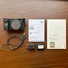 【3433枚】SONY α6400 ボディ（SDカード2枚・シューマウント付）