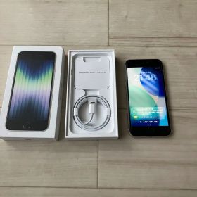 iPhoneSE3 128GBホワイト動作品付属品完備！