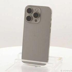 〔中古品〕 iPhone15 Pro 512GB ナチュラルチタニウム MTUK3J／A SIMフリー【348】