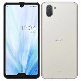 【中古】【安心保証】 AQUOS R3 SHV44[128GB] au プラチナホワイト
