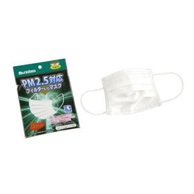 PM2.5対応フィルター入りマスク 児童用 5枚入 (100円ショップ 100円均一 100均一 100均)