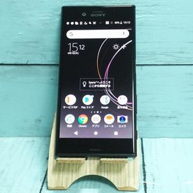 SONY Xperia XZs SOV35 au ブラック 本体 白ロム SIMロック解除済み SIMフリー 237786