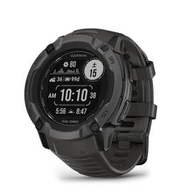 【保証付】【国内正規品】GARMIN ガーミン Instinct 2X Dual Power Graphite Suica対応 スマートウォッチ 010-02805-22