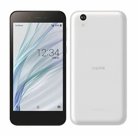 【中古】【安心保証】 AQUOS sense basic 702SH[32GB] SoftBank ホワイト 法人専用モデル