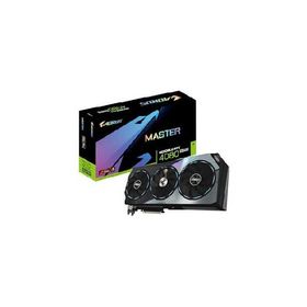 GIGABYTE AORUS GeForce RTX 4080 スーパーマスター16Gグラフィックスカード、3倍WINDFORCEファン、16GB 256ビットGDDR6X、GV-N408SAORUS M-16GDビデオカード。