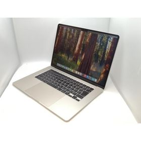 【中古】Apple MacBook Air 15インチ M2(CPU:8C/GPU:10C) 8GB/256GB スターライト MQKU3J/A (M2,2023)【高崎モントレー】保証期間１ヶ月【ランクA】
