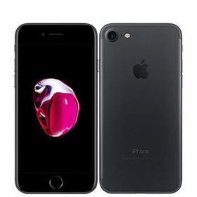アップル(Apple)のiPhone7 128GB ブラック SIMフリー 本体 スマホ iPhone 7 アイフォン アップル apple 【送料無料】 ip7mtm484(スマートフォン本体)
