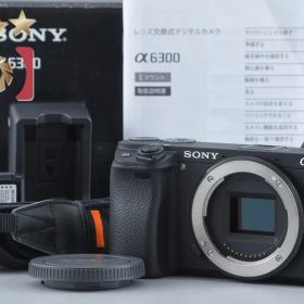 SONY ソニー 【中古】SONY ソニー α6300 ILCE-6300 ミラーレス一眼カメラ シャッター回数僅少 元箱付き ミラーレスカメラ