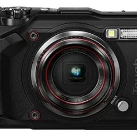 【中古】【1ヶ月保証】オリンパス OLYMPUS TTough TG-6 ブラック 1200万画素CMOS F2.0 15m 防水 100kgf耐荷重 GPS 内蔵Wi-Fi TG-6BLK SDカード付き