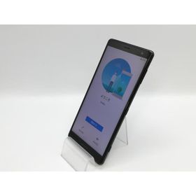 【中古】SONY au 【SIMロック解除済み】 Xperia XZ2 SOV37 リキッドブラック【京都】保証期間１ヶ月【ランクC】