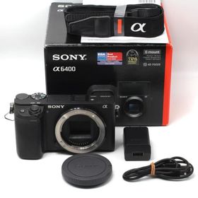 SONY(ソニー) APS-C ミラーレス一眼カメラ α6400 ボディ(レンズなし) ブラック ILCE-6400 B