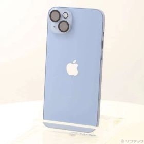 〔中古品〕 iPhone14 Plus 256GB ブルー MQ4Q3J／A SIMフリー【377】