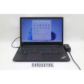 ノートパソコン Lenovo ThinkPad E580 Core i5 8250U 1.6GHz/8GB/256GB(SSD)/15.6W/FWXGA(1366x768)/Win11 キー文字消えあり