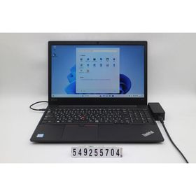 ノートパソコン Lenovo ThinkPad E580 Core i5 8250U 1.6GHz/8GB/256GB(SSD)/15.6W/FWXGA(1366x768)/Win11