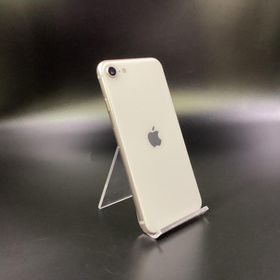 アップル(Apple)の【全額返金保証】【最速発送】Apple iPhone iPhone SE（第3世代） 64GB スターライト au SIMフリー 動作確認済(スマートフォン本体)