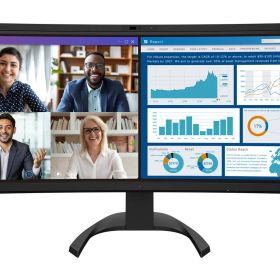 【新品・3営業日で発送】EIZO エイゾ EV3450XC-BK 34.1型 FlexScan 液晶 3440×1440 スピーカー搭載 DisplayPort HDMI×2 USB タイプC LAN ブラック系