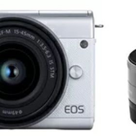 【中古】 Canon ミラーレス一眼カメラ EOS M200 ダブルレンズキット ホワイト EOSM200WH-WLK
