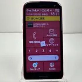 美品 NTT docomo らくらくスマートフォン F-52B ピンク