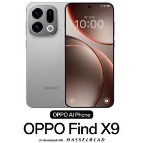 OPPO(オッポ) OPPO Find X9(12GB/ 512GB) - チタニウムグレー(SIMフリー版) CPH2797GY 返品種別A