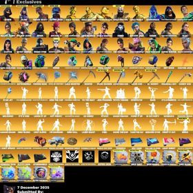 【引退アカウント】スキン1111.エモートレア大量 | フォートナイト(Fortnite)のアカウントデータ、RMTの販売・買取一覧