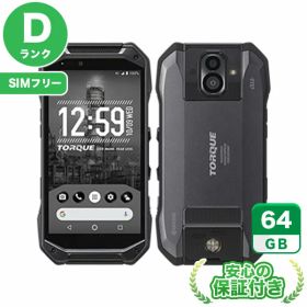 SIMフリー TORQUE G04 ブラック64GB 本体[Dランク] Androidスマホ 中古 送料無料 当社6ヶ月保証