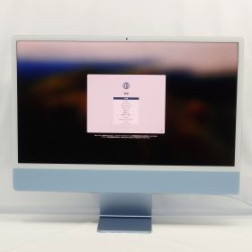 【限定15%OFFクーポン】 中古 Apple iMac 2023 MQRQ3J/A M3 メモリ8GB SSD256GB ブルー Sonoma 24インチ 1年保証 レビュー特典：延長保証 デスクトップパソコン