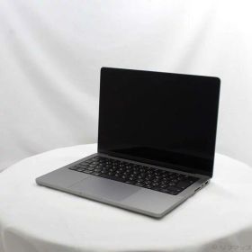 【中古】Apple(アップル) MacBook Pro 14.2-inch Late-2021 MKGP3J／A Apple M1 Pro 8コアCPU_14コアGPU 16GB SSD512GB スペースグレイ 〔15.3 Sequoia〕 【377-ud】