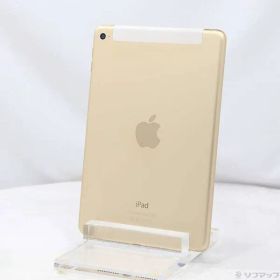 〔中古品〕 iPad mini 4 128GB ゴールド MK782J／A auロック解除SIMフリー【305】