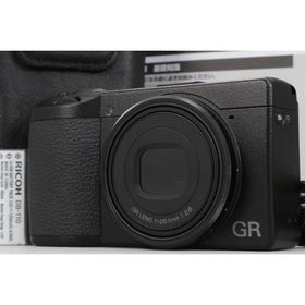 [美品｜シャッター数 1300回] RICOH GR IIIx [純正レザーケース + 純正ネックストラップ + サムレスト 追加付属]