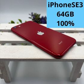 【美品】iPhone SE第3世代 64GB レッド 244
