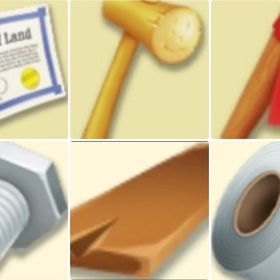 200個500円権利書ハンマー杭ボルト厚板テープクギネジ木の板 | ヘイデイ(Hay Day)のアカウントデータ、RMTの販売・買取一覧