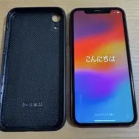 【27日発送】Apple iPhone XR 赤色 ベイマックスケース付き