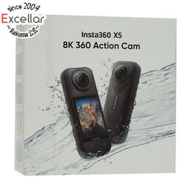 【新品(開封のみ)】 Insta360 360度アクションカメラ Insta360 X5 CINSAAHA-X501(ビデオカメラ)