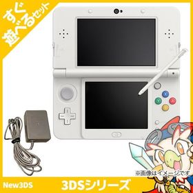 New3DS New ニンテンドー3DS ホワイト(KTR-S-WAAA) 本体 すぐ遊べるセット Nintendo 任天堂 ニンテンドー 中古