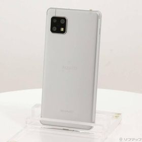 〔中古〕SHARP(シャープ) AQUOS sense4 64GB シルバー SH-M15 SIMフリー〔262-ud〕