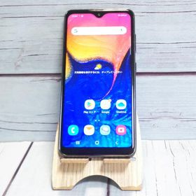 au Galaxy A20 SCV46 Black 本体 白ロム SIMロック解除済み SIMフリー C708373