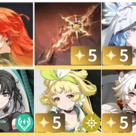 {単一asia}オーガスタ1凸+雷霆を統べし王剣+ショアキーパー+星々のコンチェルト+鑑心1凸+ヴェ | 鳴潮(Wuthering Waves)のアカウントデータ、RMTの販売・買取一覧