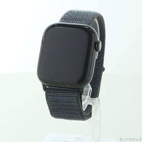 〔中古〕Apple(アップル) Apple Watch Series 10 GPS 42mm ジェットブラックアルミニウムケース インクスポーツループ〔377-ud〕