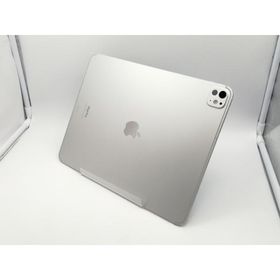 【中古】Apple 国内版 【SIMフリー】 13インチ iPad Pro（M4/2024） 256GB シルバー 標準ガラス MVXT3J/A【ECセンター】保証期間１ヶ月【ランクA】