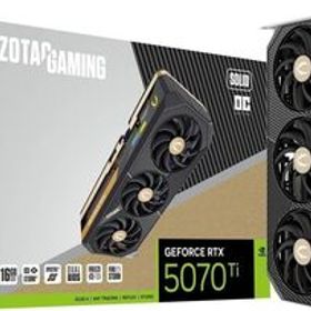 【新品】【即納】 【代引き不可】 ZOTAC GAMING GeForce RTX 5070 Ti SOLID OC 16GB GDDR7 グラフィックスカード ZT-B50710J-10P VD9057