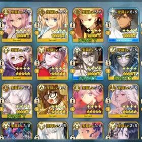 W引退アカウント2_限定多数_ssr99種228体 | FGOのアカウントデータ、RMTの販売・買取一覧