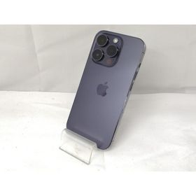 【中古】Apple 国内版 【SIMフリー】 iPhone 14 Pro 128GB ディープパープル MQ0F3J/A【川崎駅前】保証期間１ヶ月【ランクC】