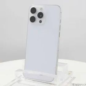 〔中古品〕 iPhone16 Pro Max 256GB ホワイトチタニウム MYWH3J／A SIMフリー【377】