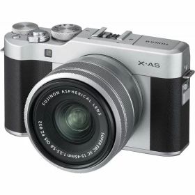 【中古】フジフィルム FUJIFILM X-A5レンズキット シルバー X-A5LK-S