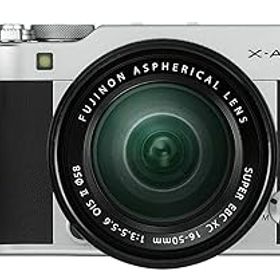 【中古】富士フイルムFUJIFILM ミラーレス一眼カメラ X-A5レンズキット シルバー X-A5LK-S