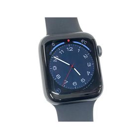 中古 Apple Watch Series5 GPS 44mm スペースグレイアルミニウムケース ブラックスポーツバンド MWVF2J/A Model:A2093 ※バッテリ残量やや少なめ