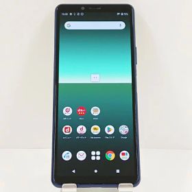 Xperia 10 II SO-41A ドコモ ブルー 送料無料 本体 c16089 【中古】