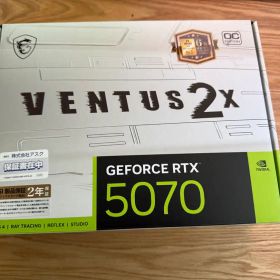 【使用2週間】 MSI GEFORCE RTX 5070 VENTUS 2X
