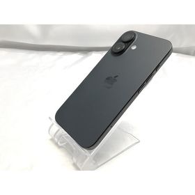 【中古】Apple 国内版 【SIMフリー】 iPhone 16 128GB ブラック MYDQ3J/A【ECセンター】保証期間１ヶ月【ランクB】